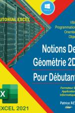 Notions de geometrie 2d avec excel 2021 af Patrice Rey