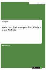 Motive und Strukturen populärer Märchen in der Werbung af Anonym