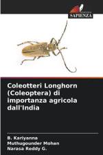 Coleotteri Longhorn (Coleoptera) di importanza agricola dall'India af B. Kariyanna