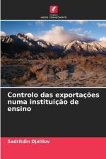 Controlo das exportações numa instituição de ensino af Sadritdin Djalilov