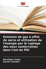 Emission de gaz à effet de serre et utilisation de l'énergie par le captage des eaux souterraines dans l'est du PGI af Khushboo Gupta
