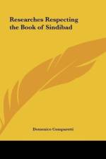 Researches Respecting the Book of Sindibad af Domenico Comparetti