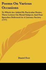 Poems On Various Occasions af Daniel Foot