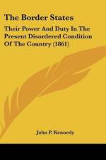 The Border States af John P. Kennedy