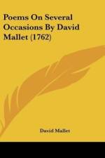 Poems On Several Occasions By David Mallet (1762)
