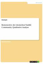 Reisemotive der deutschen Vanlife Community. Qualitative Analyse af Anonym