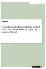 Frauenfiguren im Roman 