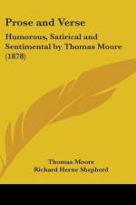 Prose And Verse af Thomas Moore