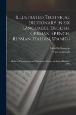 Illustrated Technical Dictionary in Six Languages, English, German, French, Russian, Italian, Spanish: Railway Construction and Operation, Comp. by Au af Kurt Deinhardt