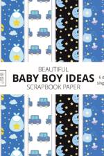 Beautiful Baby Boy Ideas Scrapbook Paper 8x8 Designer Baby Shower Scrapbook Paper Ideas for Decorative Art, DIY Projects, Homemade Crafts, Cool Nursery Decor Ideas af Make Better Crafts