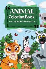 Coloring Book For Kids Ages 3-8 | Animal Coloring Book af Penelope Moore