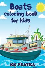 Boats coloring book for kids af R R Fratica