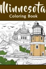 Minnesota Coloring Book af Paperland