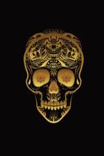 Glowing Golden Sugar Skeleton Skull | Diary, Journal, and/or Notebook af Mina Charles