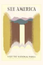 Vintage Journal See America National Parks Poster