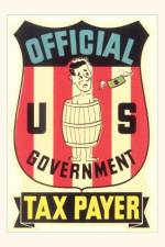 Vintage Journal Impoverished Taxpayer in Barrel
