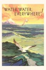 Vintage Journal Water Everywhere, Seagull over Waves