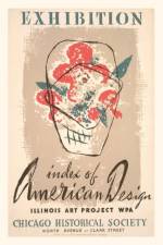 Vintage Journal Poster for American Design Exhibition