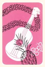 Vintage Journal Ukulele and Pineapple
