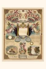 Vintage Journal Masonic Record