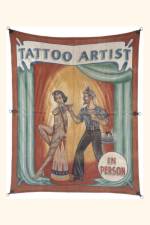 Vintage Journal Tattoo Artist in Person