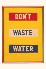 Vintage Journal Don't Waste Water