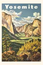 Vintage Journal Trevel Poster for Yosemite National Park