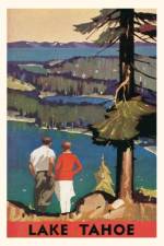 Vintage Journal Travel Poster for Lake Tahoe