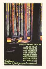Vintage Journal Travel Poster for Redwood Empire