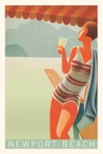 Vintage Journal Newport Beach Travel Poster