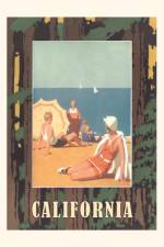 Vintage Journal California Travel Poster