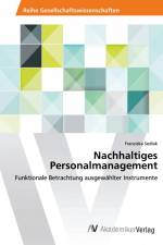 Nachhaltiges Personalmanagement af Franziska Sedlak