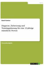Diagnose, Zielsetzung und Trainingsplanung für eine 23-jährige männliche Person af Danil Kurkov