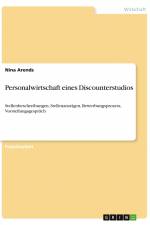 Personalwirtschaft eines Discounterstudios af Nina Arends