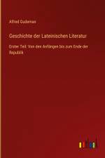 Geschichte der Lateinischen Literatur