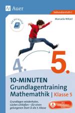 10-Minuten-Grundlagentraining Mathematik Klasse 5 af Manuela Witzel
