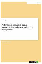 Performance impact of female representation on boards and the top management af Anonym
