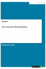 Die deutsche Wanderbühne af Anonym