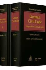German Civil Code Volume I and II af Gerhard Dannemann
