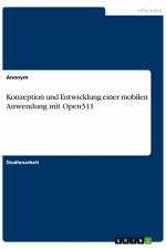 Konzeption und Entwicklung einer mobilen Anwendung mit Open311 af Anonym