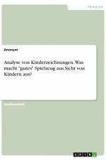 Analyse von Kinderzeichnungen. Was macht 