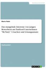 Das mangelnde Interesse von jungen Bewerbern am Fastfood-Unternehmen 