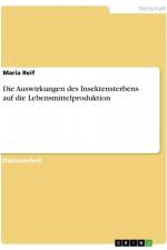 Die Auswirkungen des Insektensterbens auf die Lebensmittelproduktion af Maria Reif