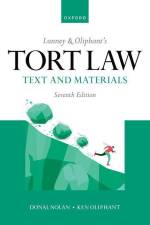 Lunney & Oliphant's Tort Law af Donal Nolan
