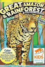 Great Amazon & Rainforest Coloring Book (with Stickers): Color and Learn about Sloths, Snakes, Exotic Birds and Many More Mysterious Animals af Editors of Design Originals