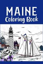Maine Coloring Book af Paperland
