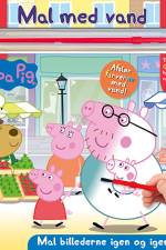 Peppa Pig - Mal med vand - Gurli Gris (bog med pensel - farvelæg igen og igen)