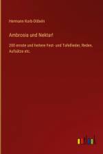 Ambrosia und Nektar! af Hermann Korb-Döbeln