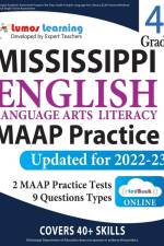 Grade 4 English Language Arts Literacy (ELA) Practice Workbook and Full-length Online Assessments af Lumos Learning
