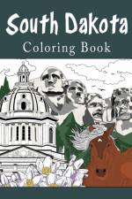 South Dakota Coloring Book af Paperland